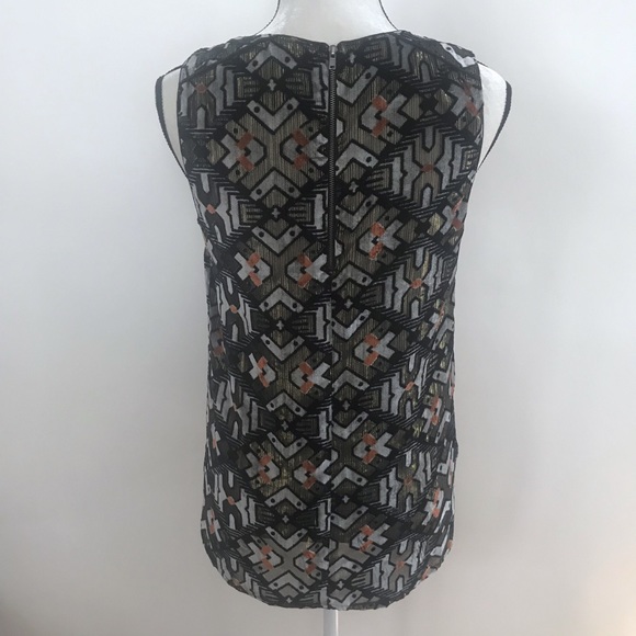 •Anthropologie• Meadow Rue Art Deco Velvet Tank - Picture 4 of 8